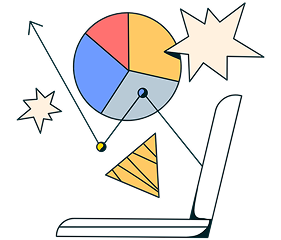 Data Analytics and Growth Illustration